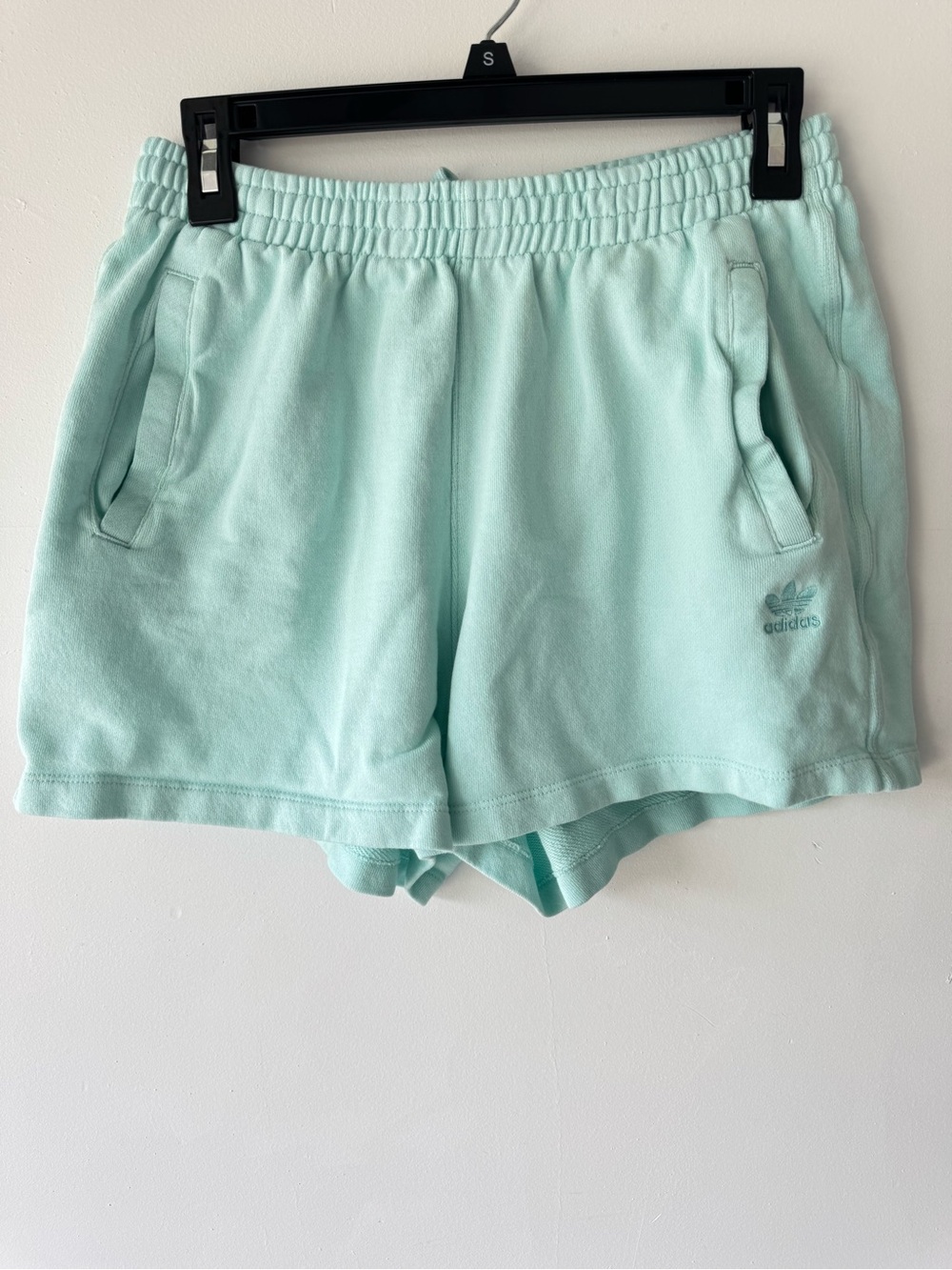 adidas Women's Mint Green Athletic Lounge Shorts